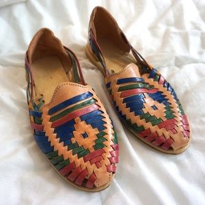 Authentic Mexican Colorful Huarache Sandal